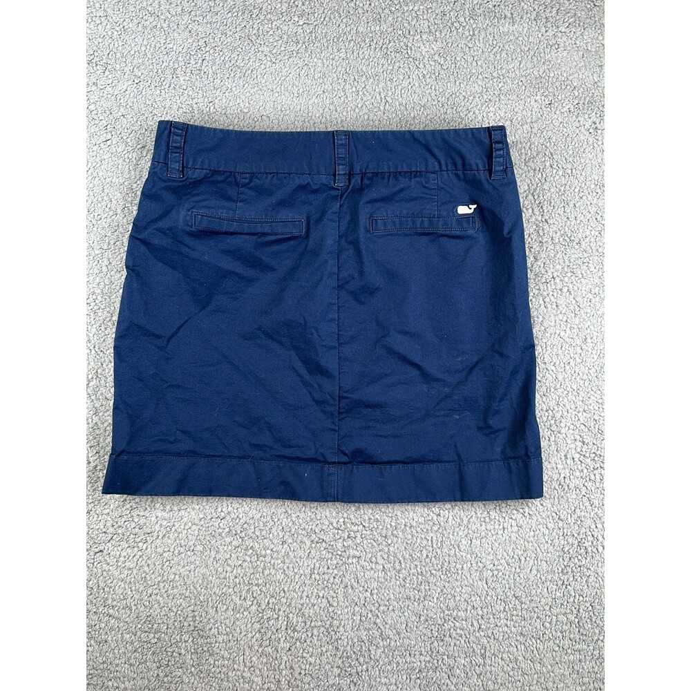 Vineyard Vines mini skirt navy sz 4 - Picture 3 of 6
